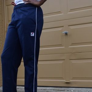 blue fila pants